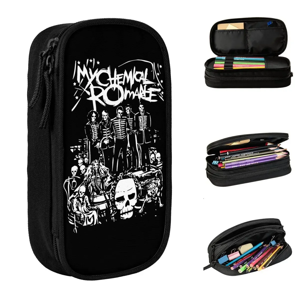 Пеналы mcr band в стиле панк-рок my chemical romance