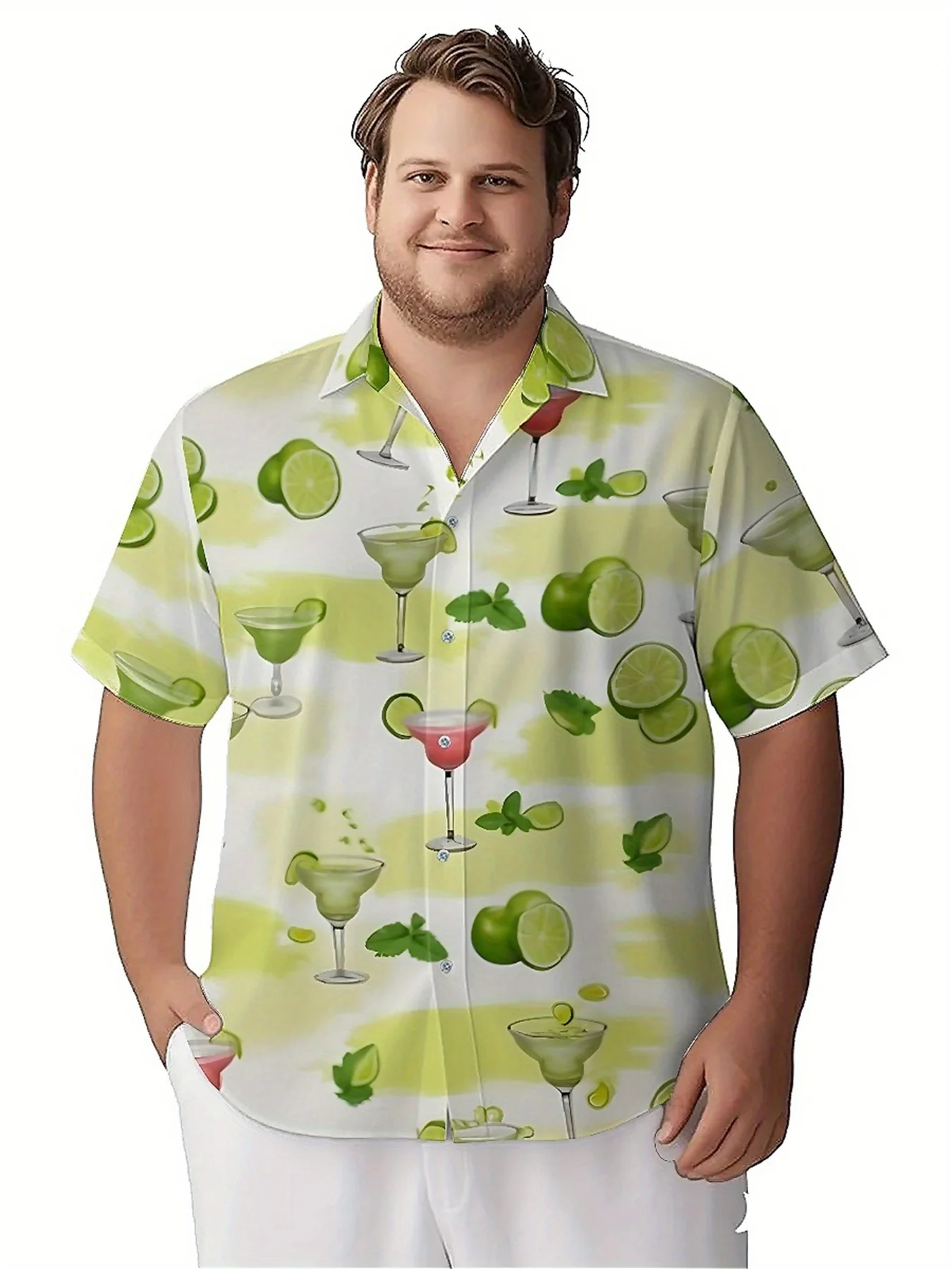 Мужские гавайские рубашки больших - Фотография_2