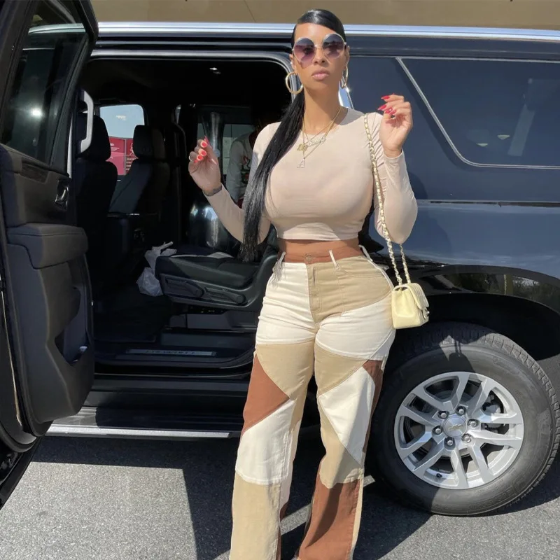 Женские повседневные джинсы - Фотография_3