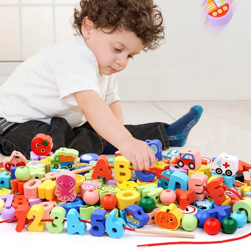 Деревянные игрушки monterssori из бисера - Фотография_2