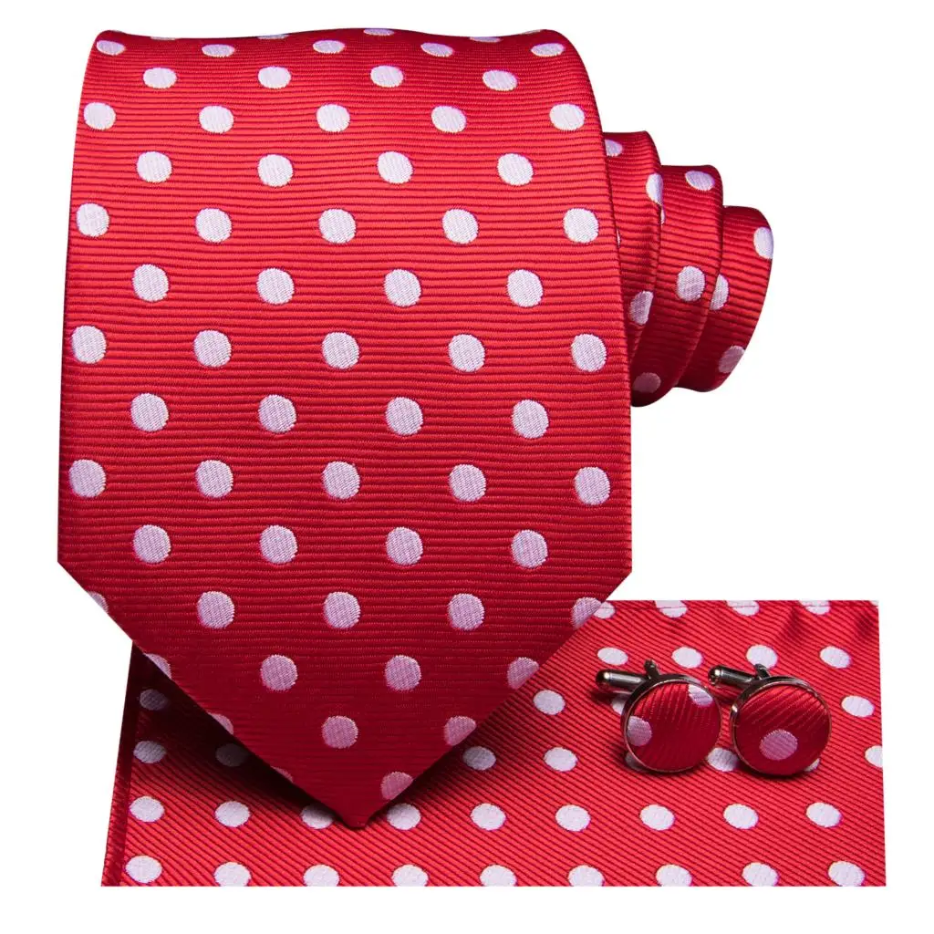 Hi-tie красно-белая точка - Фотография_6