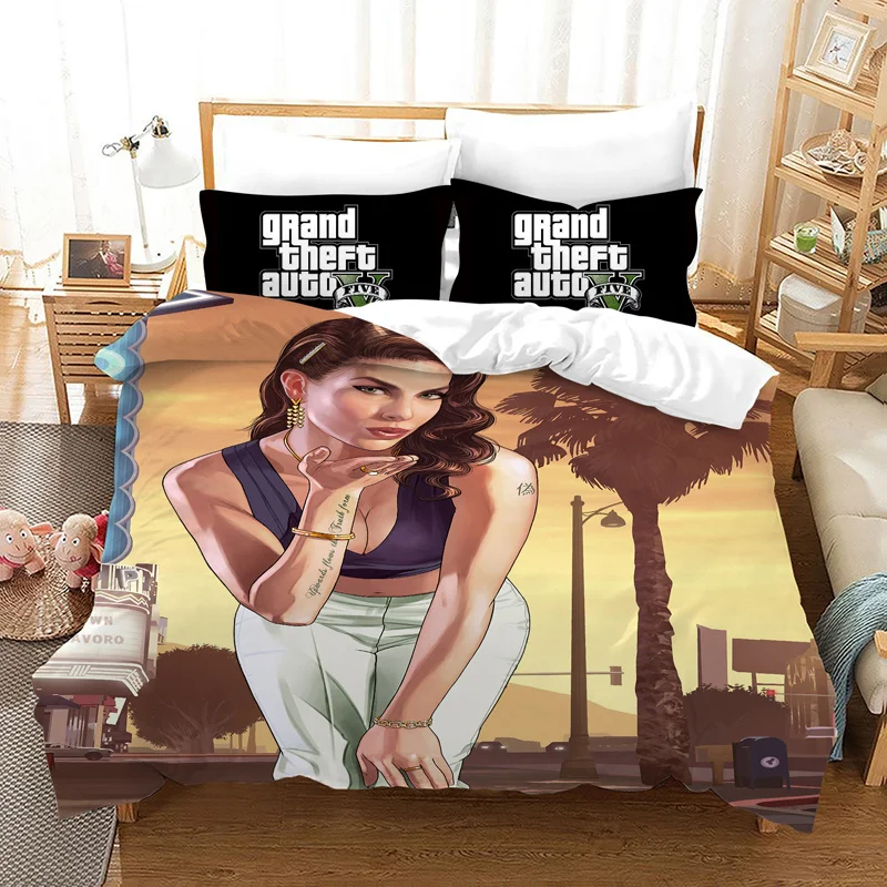 Комплект постельного белья game gta v - Фотография_4