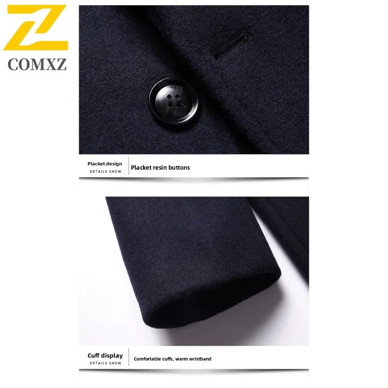 Comxz мужская шерстяная утепленная - Фотография_6