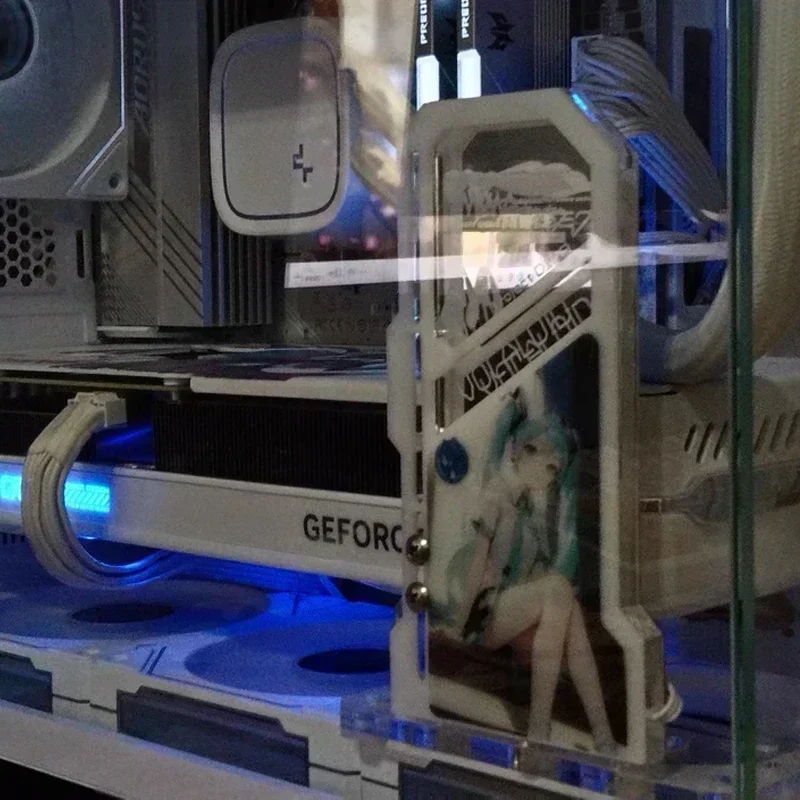 Diy держатель vga argb gamer cabinet - Фотография_5