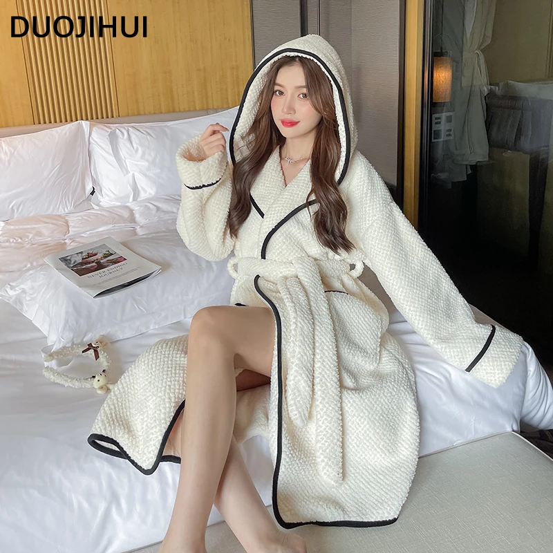 Duojihui зимние плотные теплые