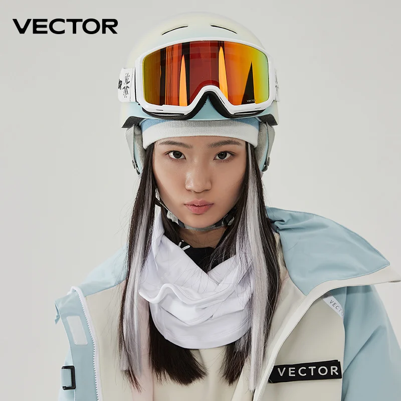 Двухслойные магнитные лыжные очки vector с защитой uv400 - Фотография_4