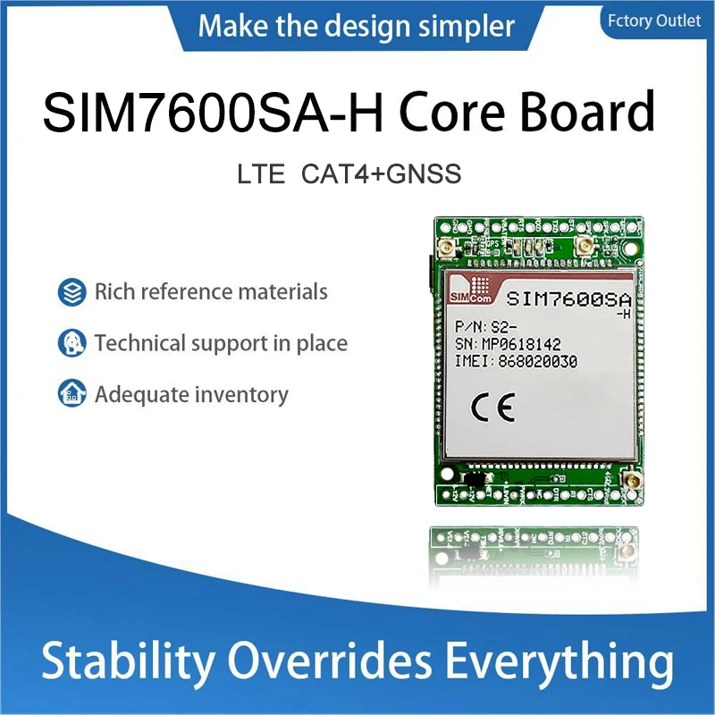 Simcom sim7600sa-h lte cat4 core коммутационная плата kit