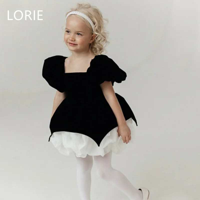 Lorie бархатное мини-платье трапециевидной