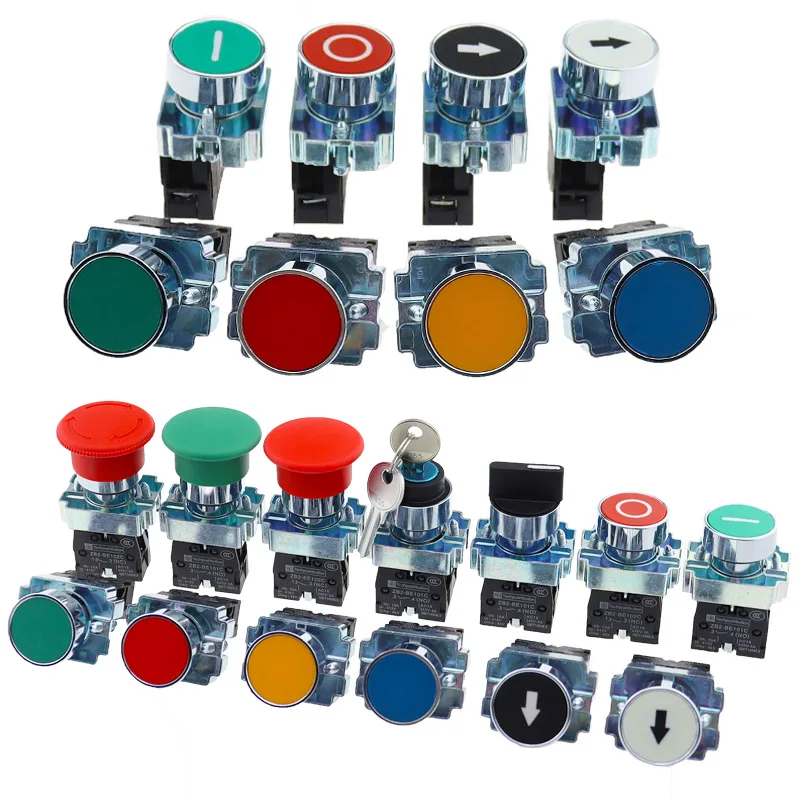 Кнопочный переключатель с самовозвратом xb2 - Фотография_2