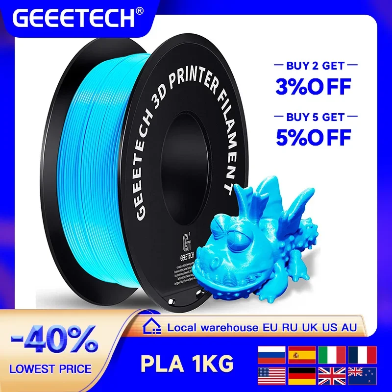 Стандартная нить geeetech pla 1 кг 1