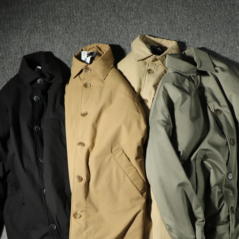 Флисовая парка с воротником из овечьей шерсти в американском стиле - Фотография_6