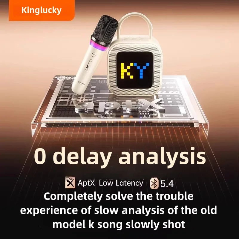 Kinglucky k26 караоке-машина портативная - Фотография_2
