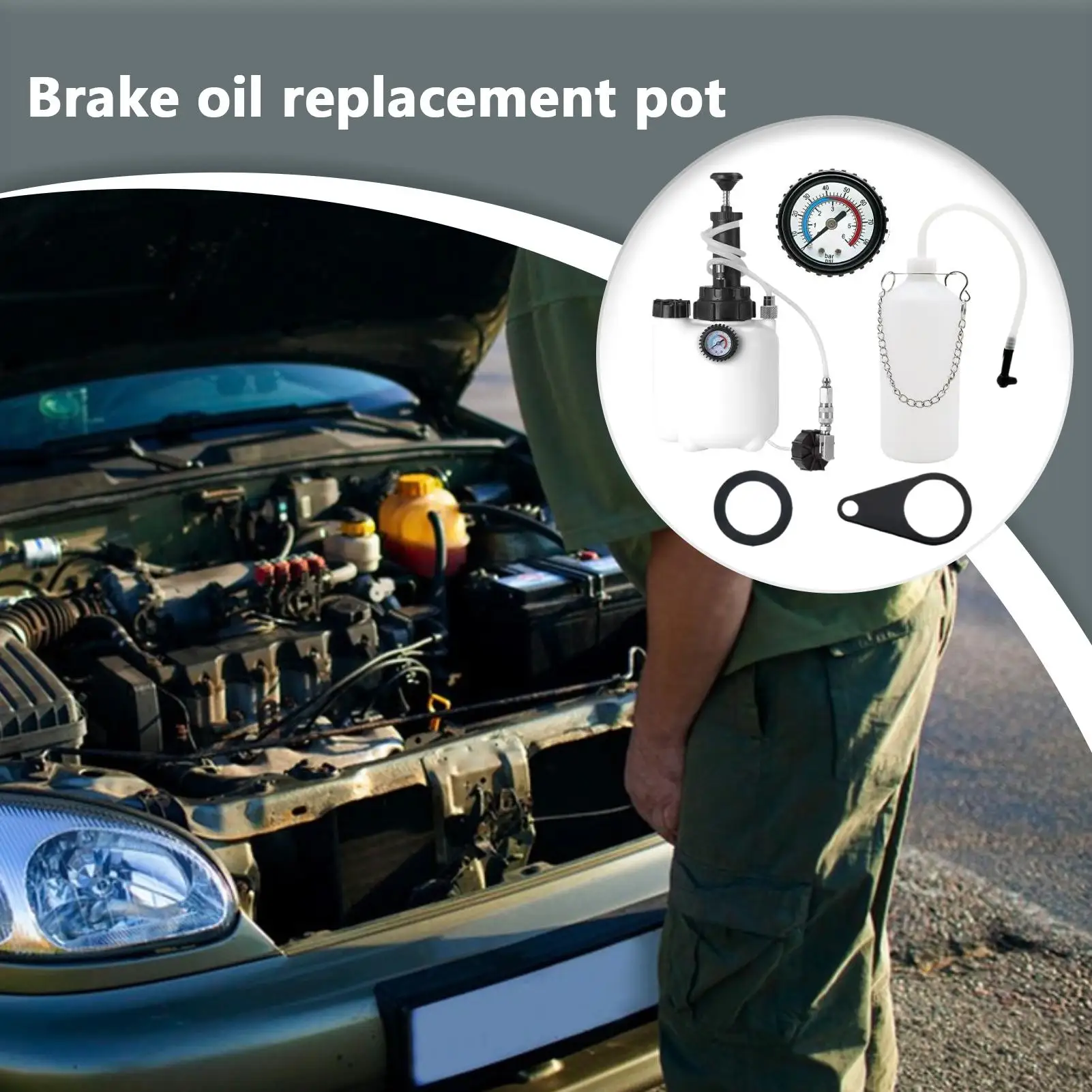 Автомобильный ручной комплект для прокачки тормозной жидкости - Фотография_5