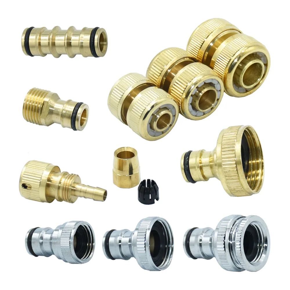 Латунный быстроразъемный соединитель для ниппеля 16 мм