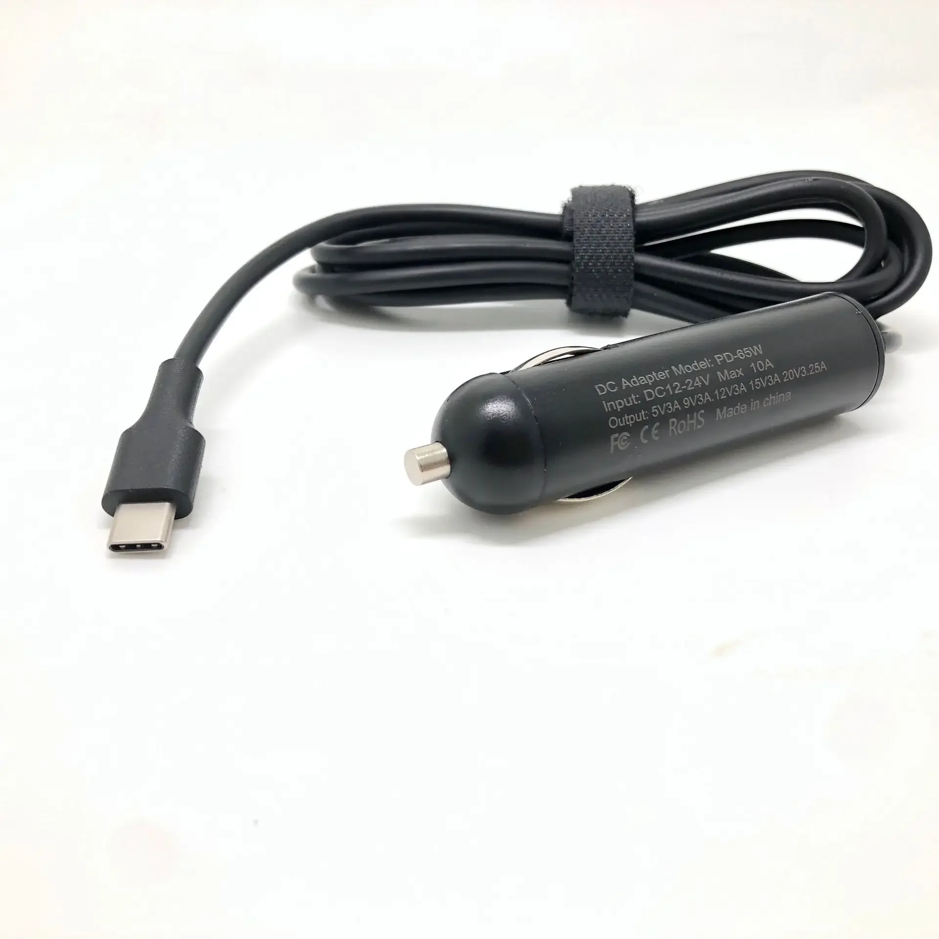 Автомобильное зарядное устройство usb type c для ноутбука 65 вт - Фотография_5