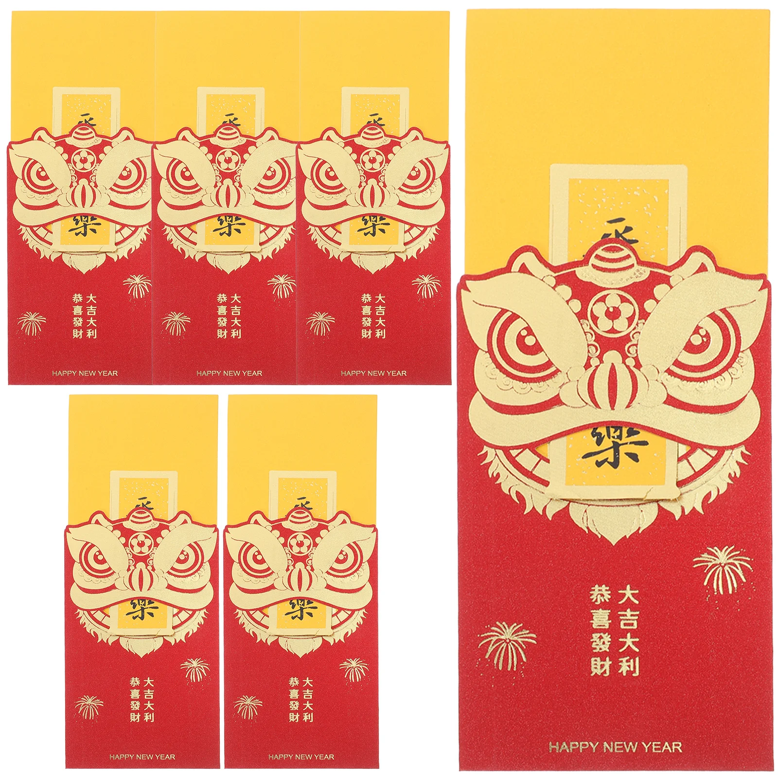 Красные конверты китайский новый