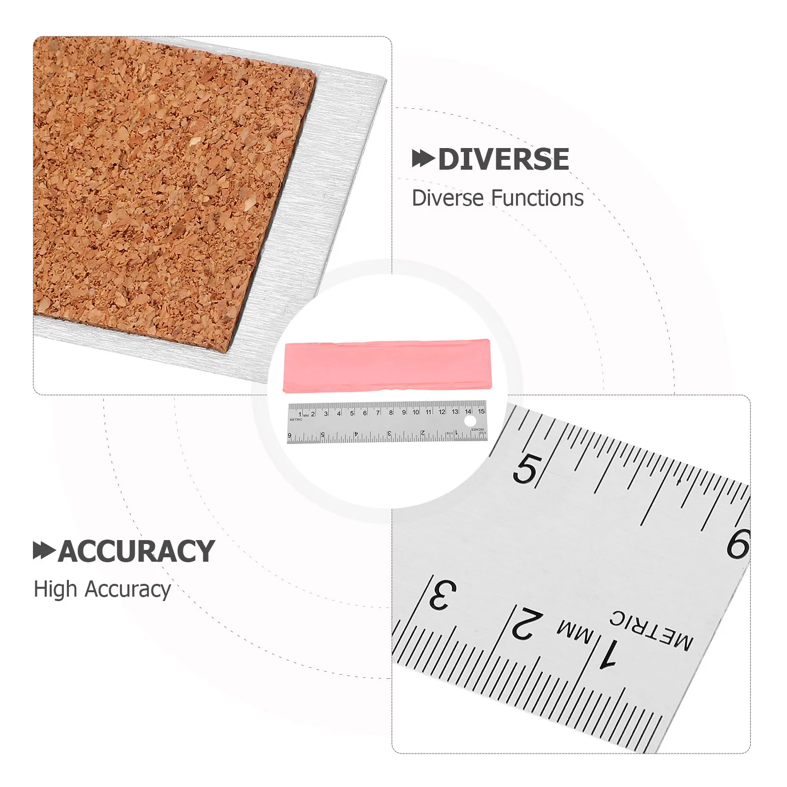 6-дюймовая 15-см мягкая металлическая - Фотография_4