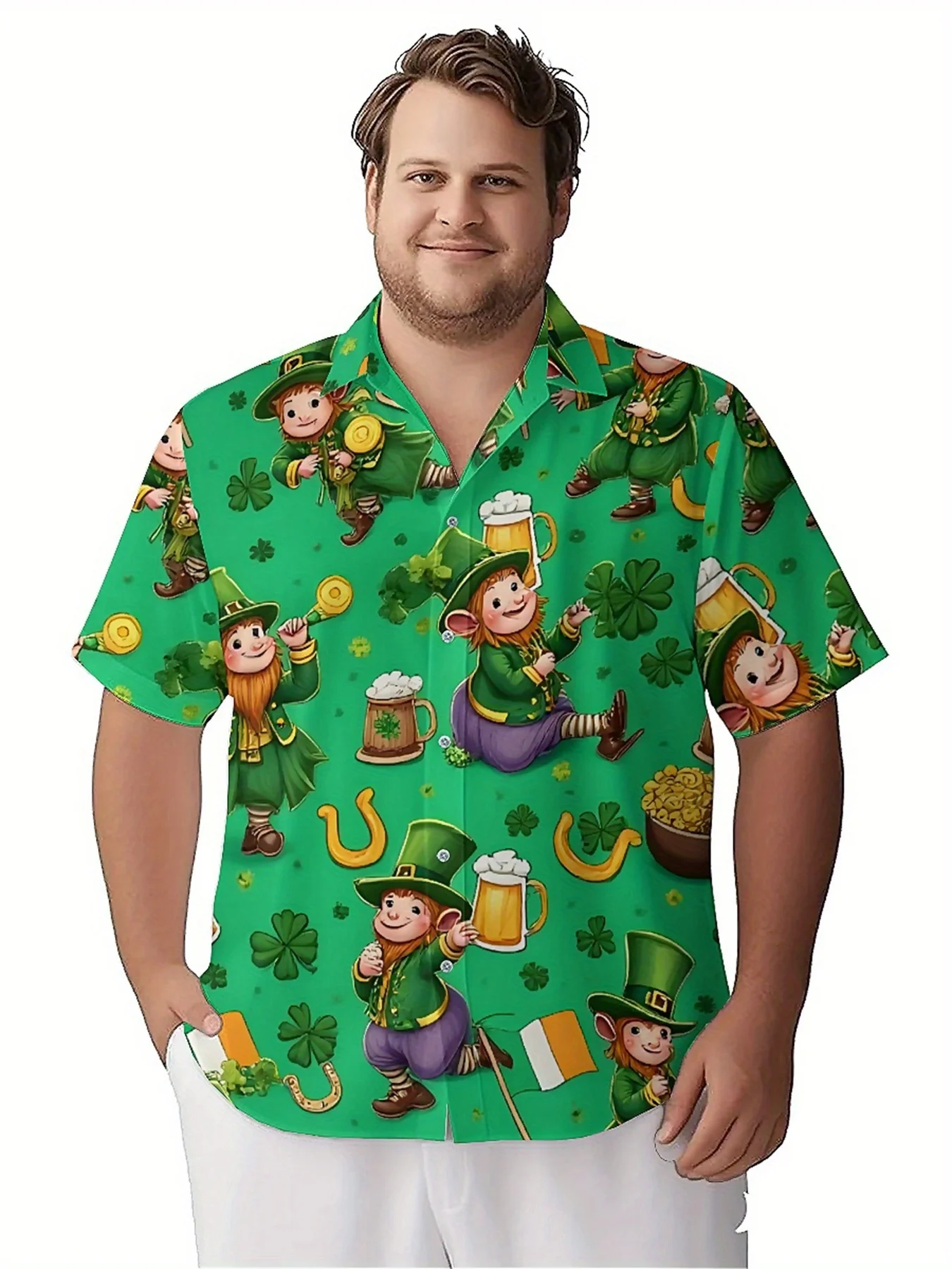 Мужские гавайские рубашки больших - Фотография_4