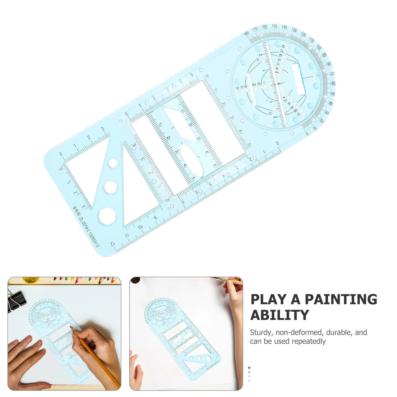 Набор линеек для геометрического рисования - Фотография_2