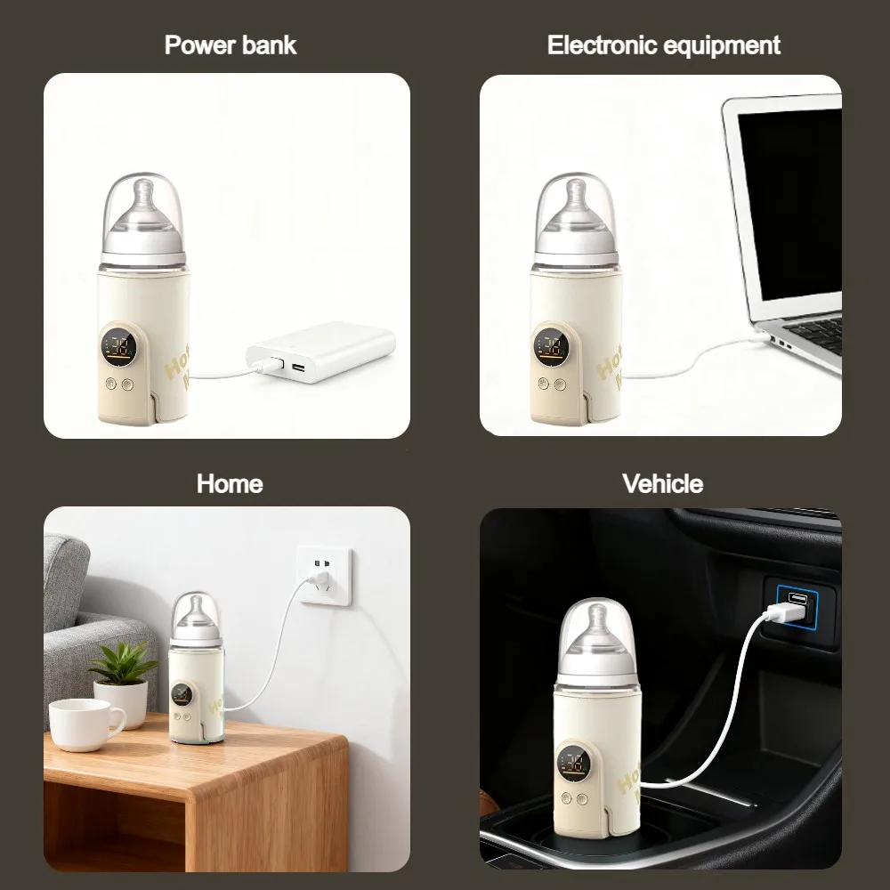 Портативный подогреватель детских бутылочек 10000 мач - Фотография_3