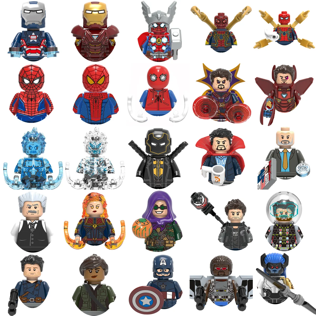 1001 marvel капитан америка человек-паук