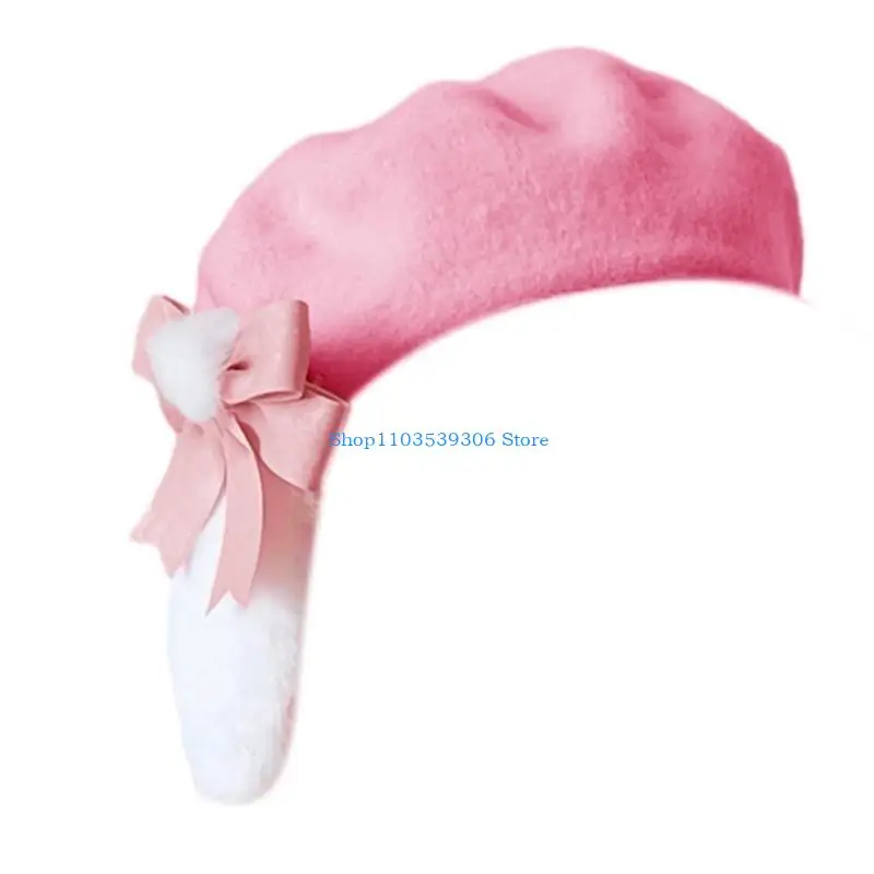 400a японские береты в стиле jk с заячьими ушками - Фотография_2