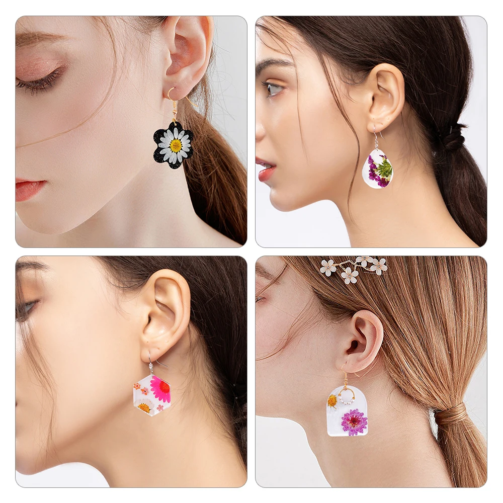 Sz023 геометрические серьги-подвески - Фотография_4