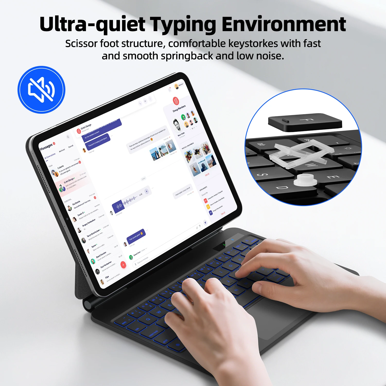 Чехол goojodoq magic keyboard для - Фотография_6