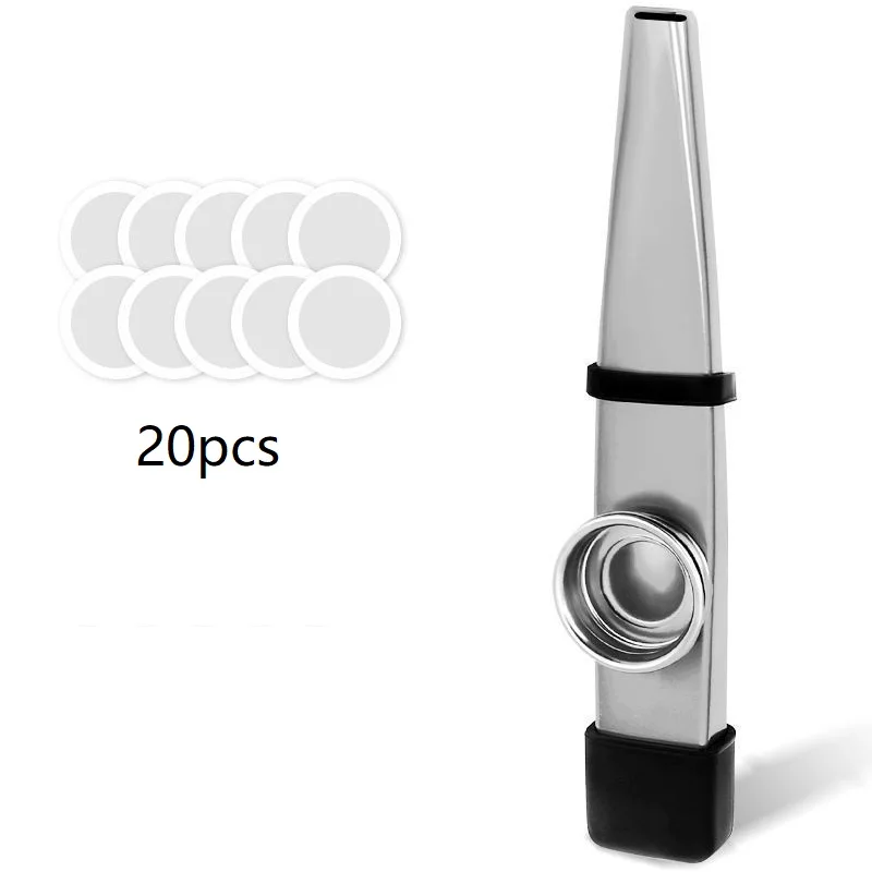 Металлические kazoos с 20 диафрагмами для флейты kazoo - Фотография_6