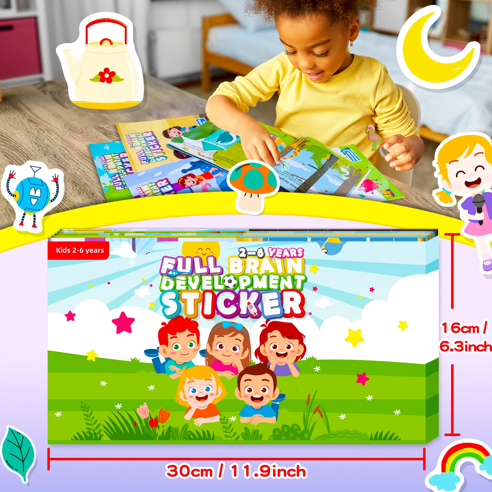 Книга-наклейка для детей от 2 до 6 лет - Фотография_4