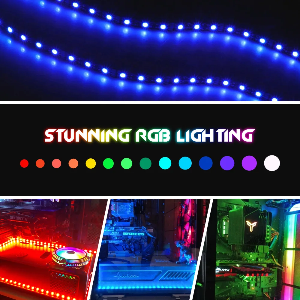 Rgb игры pc led, 5050 rgb лента - Фотография_3