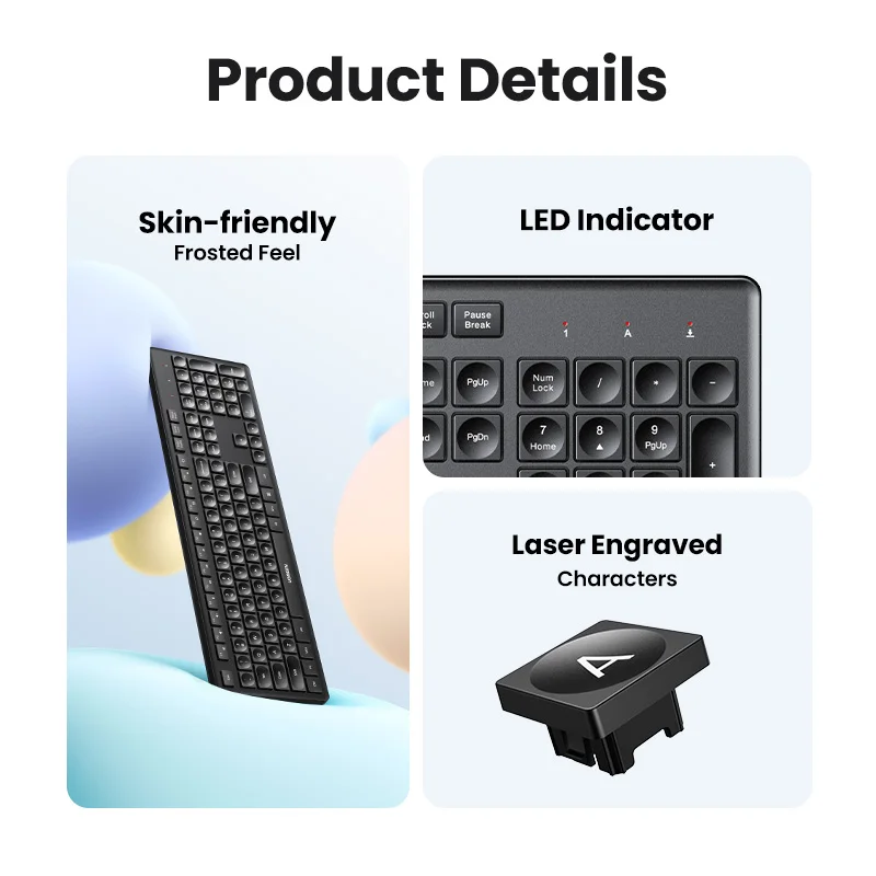 Беспроводная клавиатура ugreen - Фотография_6