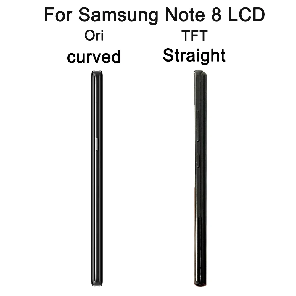 Экран note 8, экран с рамкой для samsung note8 n950f n950u n950w n950fd - Фотография_4