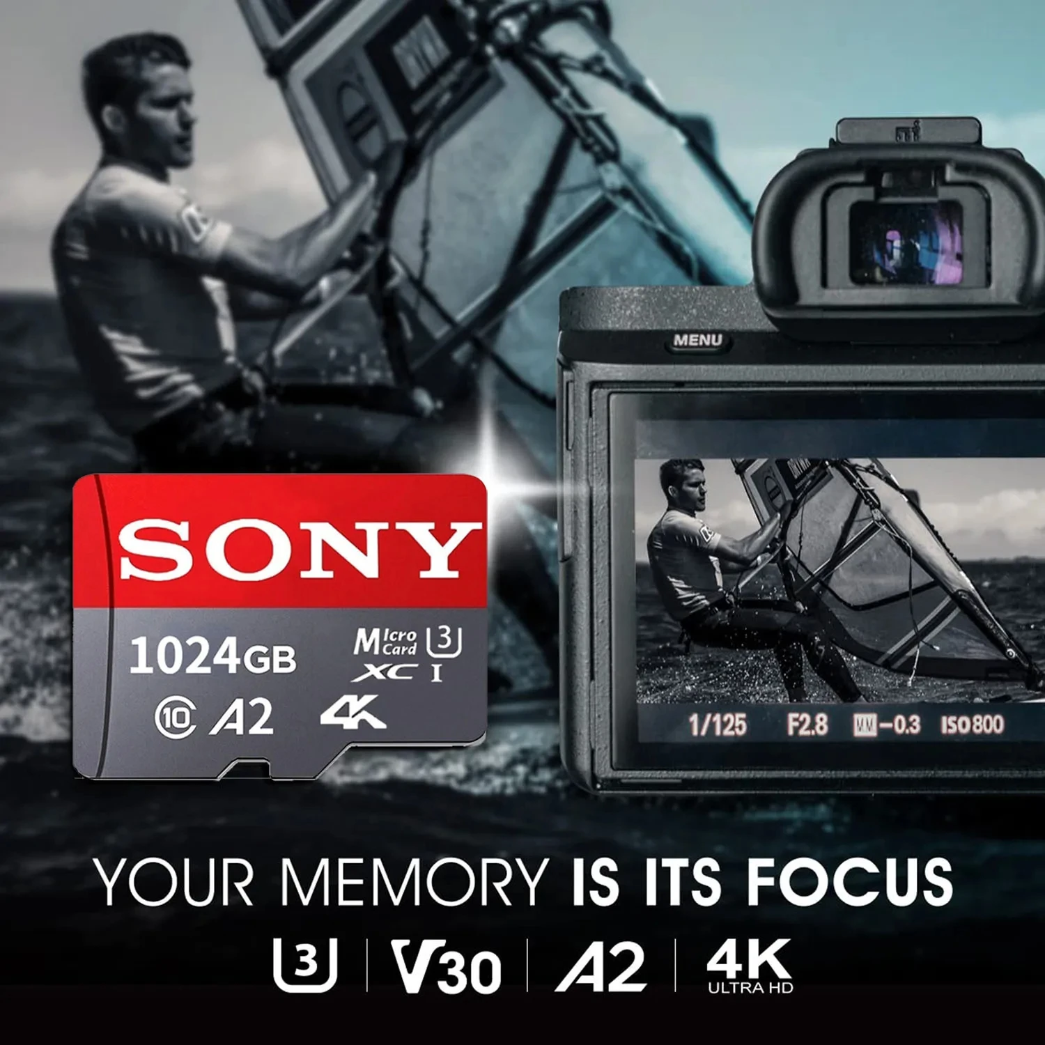 Sony micro tf sd-карта 128 гб sd-карта - Фотография_2