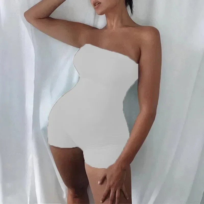Bangniweigou белый комбинезон без бретелек - Фотография_6