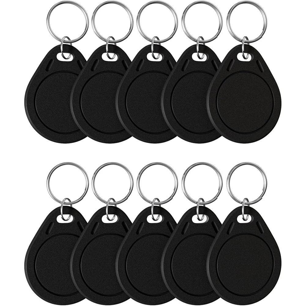 Rfid 13,56 мгц mifare 1k чип черный токен-брелки для контроля доступа 13