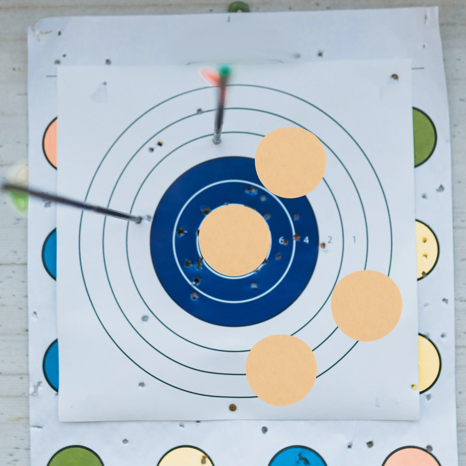 1 рулон, бумага для стрельбы по мишеням