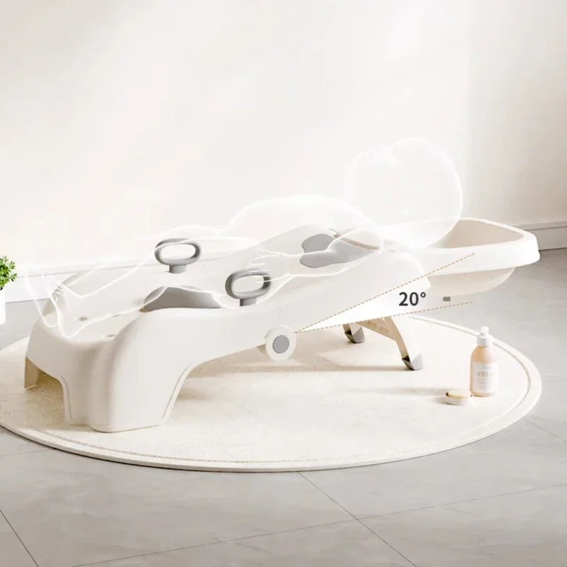 Детская пластиковая кровать с шампунем - Фотография_2