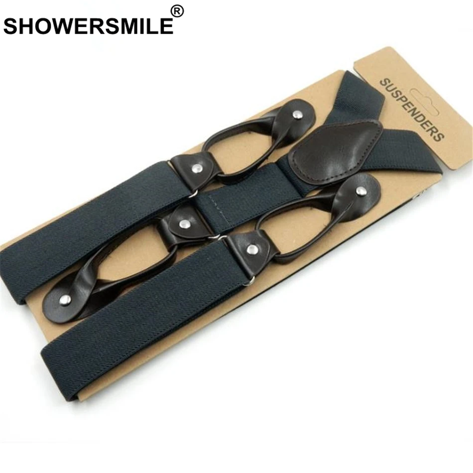 Подтяжки showersmile мужские на пуговицах - Фотография_2
