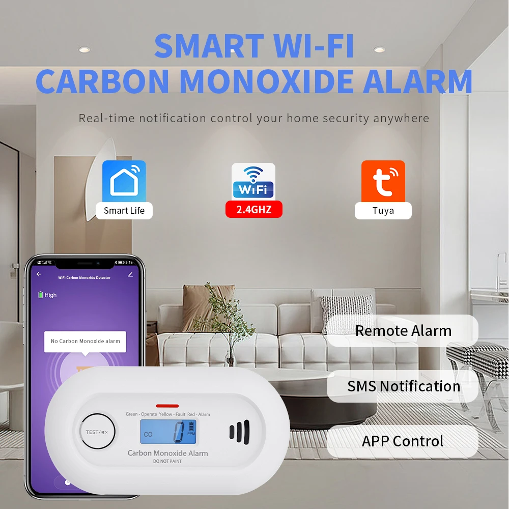 Умная сигнализация угарного газа v-come wifi - Фотография_2