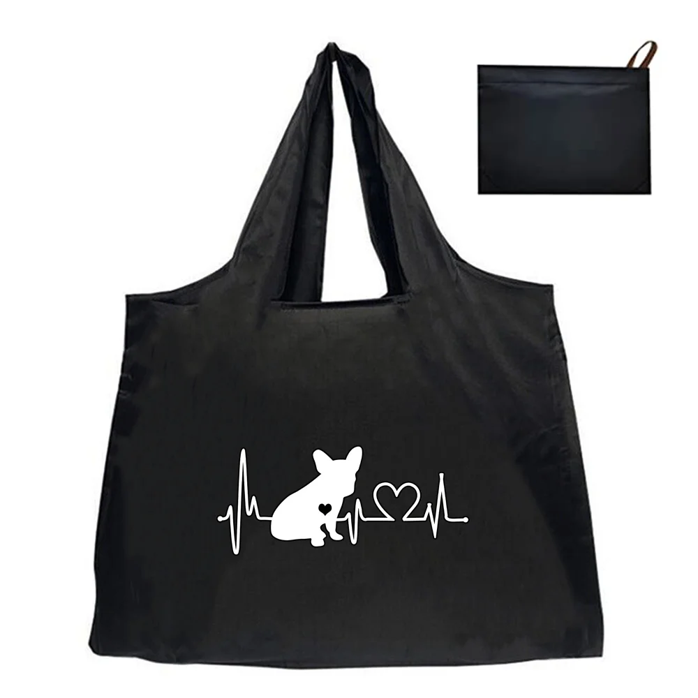 Складная многоразовая сумка-тоут для покупок - Фотография_6