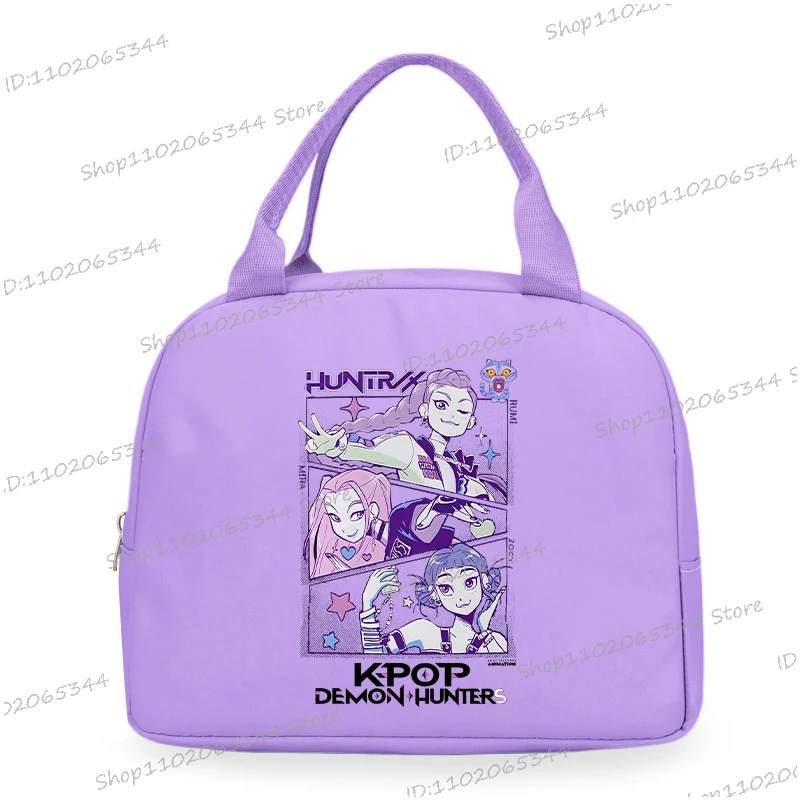 Забавная аниме-сумка для обеда с героями мультфильмов для мужчин и женщин - Фотография_5