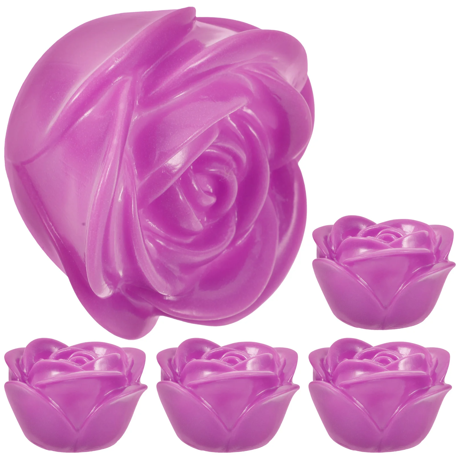 Светодиодные фонари в форме розы с питанием от цвета для свадьбы - Фотография_3