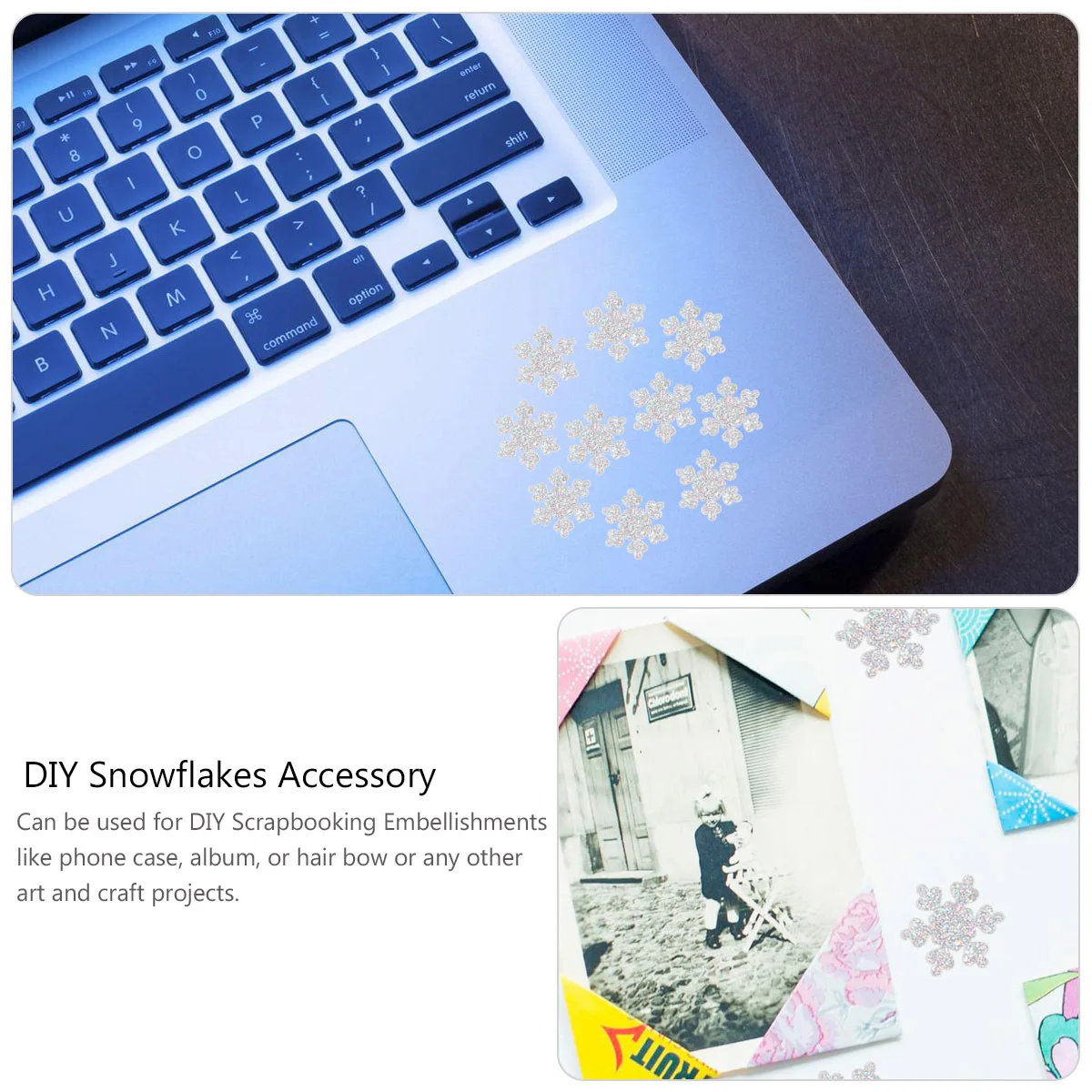 Снежинки шарм diy снежинки аксессуар - Фотография_2