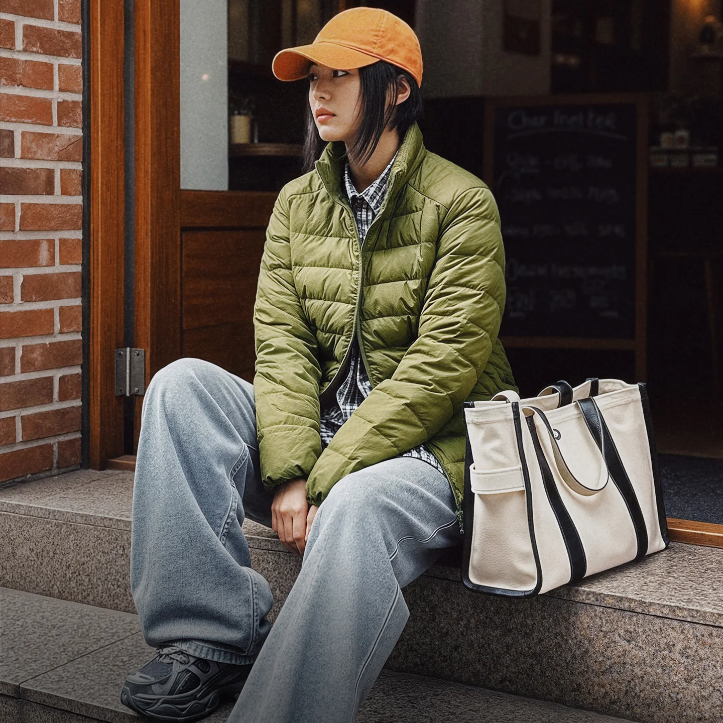 Maden женская пуховая куртка из 90% белого утиным пухом - Фотография_4