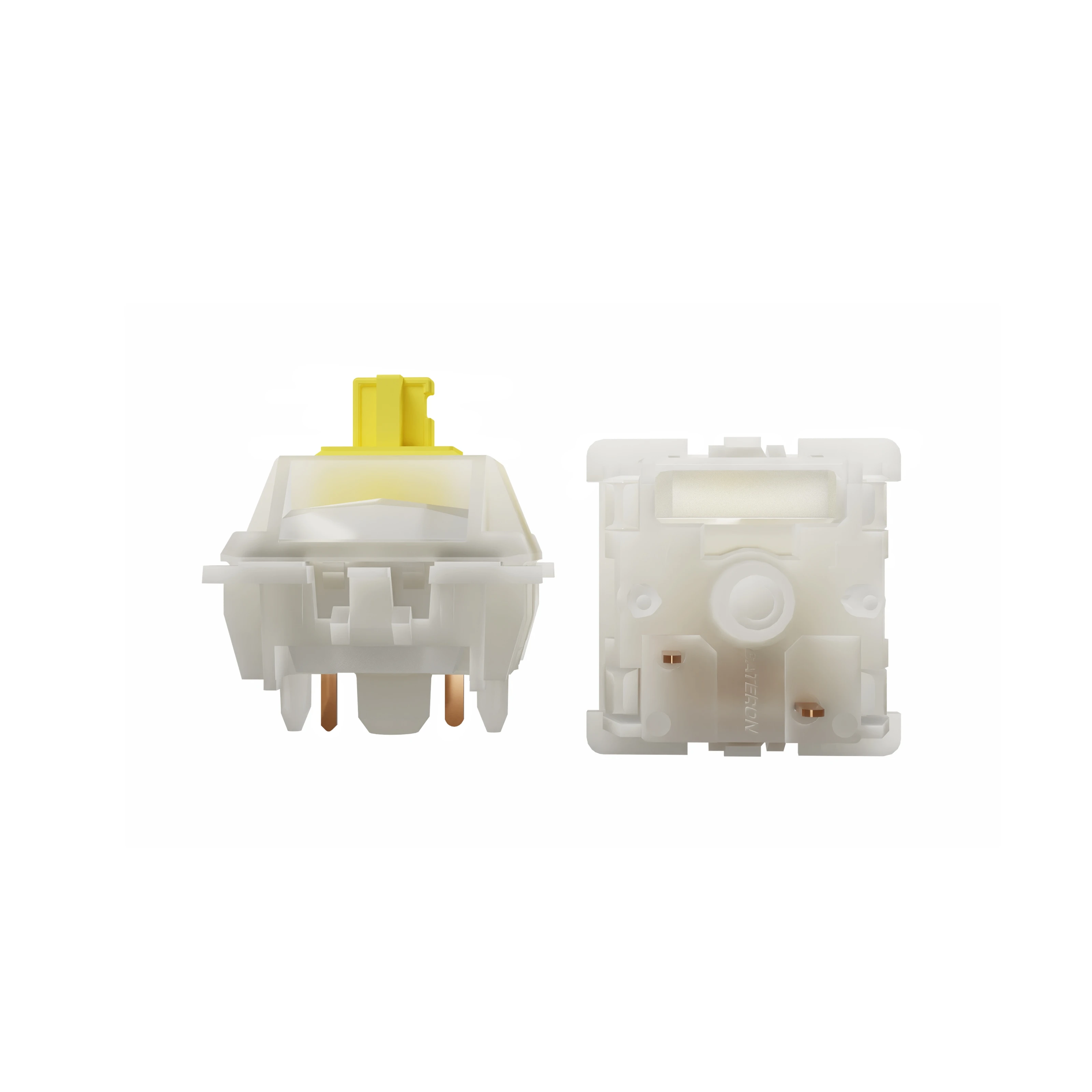 Переключатели gateron milky yellow pro v3 для механической клавиатуры mx - Фотография_3
