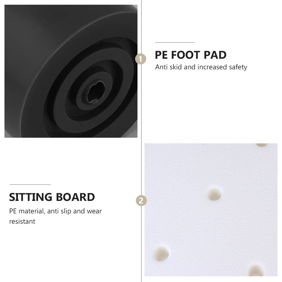 Регулируемый по высоте табурет для ванны - Фотография_2