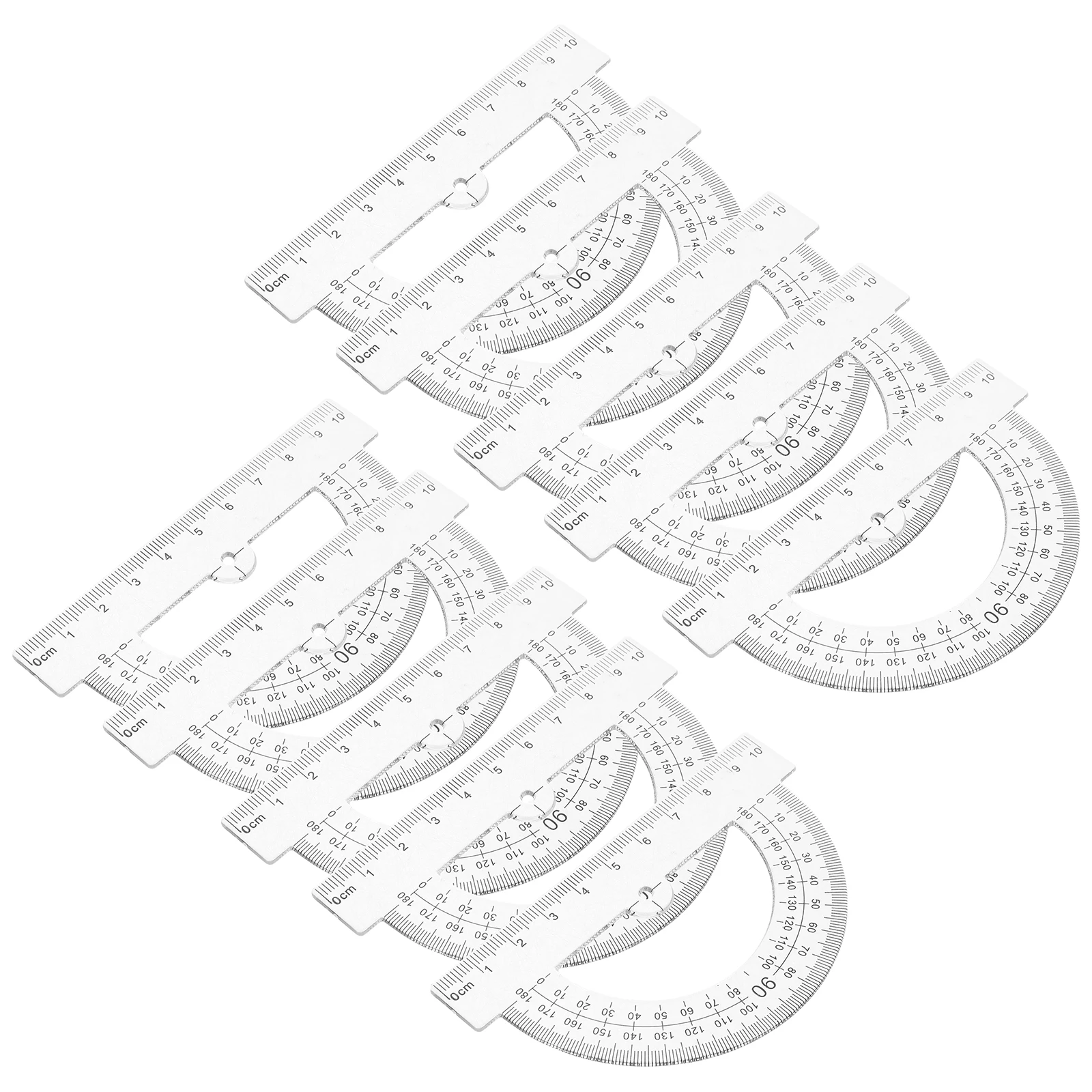 Транспортир, инструмент для рисования для измерения математического угла - Фотография_6