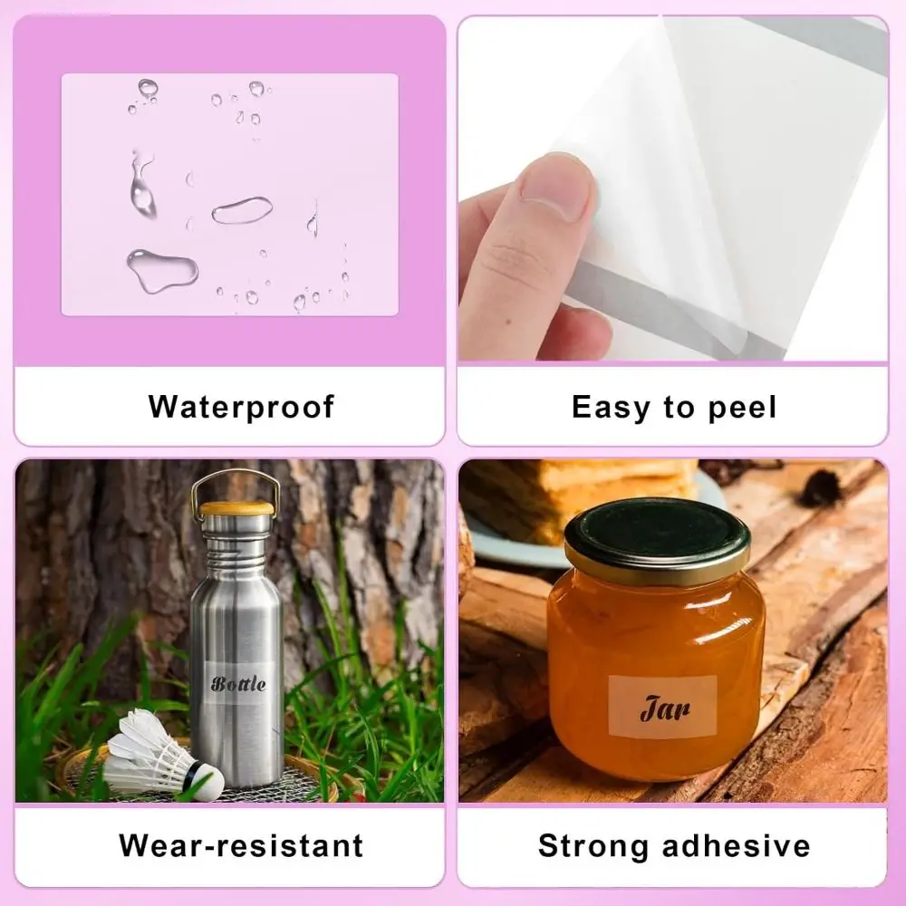 Прозрачная пустая наклейка для этикеток - Фотография_4