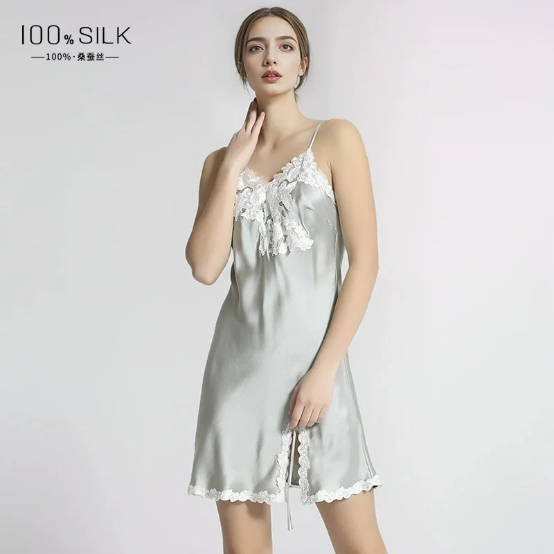 Летняя новая стильная женская шелковая - Фотография_4